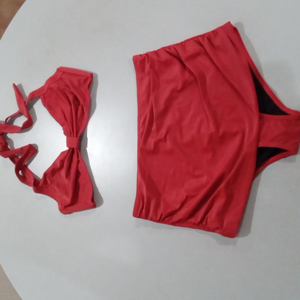 NWT XL Red Ladies Aloha Swimsuit